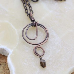 Jewelry- Copper Swirl Pendant